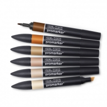 Promarker Winsor & Newton Skin Tones 2 6 st pennor