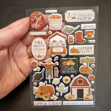 Puffy Stickers Carta Bella - It's Autumn