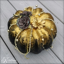 Pumpa av papier-maché 1 st - Dia. 16 cm - Halloween