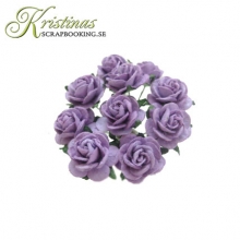 Pappersblommor pappersrosor Rose 10 mm Purple Dekorationer DIY
