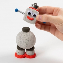 Mini DIY Pysselkit - Robot Av Silk Clay Lera