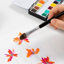 DIY Pysselkit - Art Watercolor Paint - Lär Dig Akvarellmålning