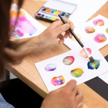 DIY Pysselkit - Art Watercolor Paint - Lär Dig Akvarellmålning