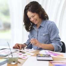 DIY Pysselkit - Art Watercolor Paint - Lär Dig Akvarellmålning