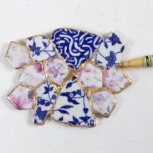 DIY Pysselkit Kintsugi - Ljusfat av Mosaik