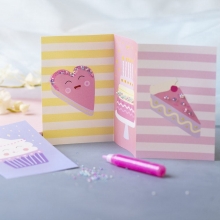 Mini DIY Kit - Skapa ett Grattiskort - Från 3 år