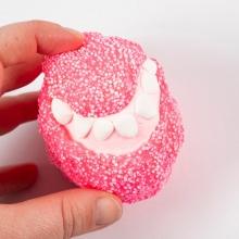 Mini Pyssel Kit Lera - Monster Freddy - Neonrosa