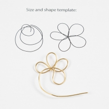 DIY Kit Smycken - Halsband Med Hängsmycke - Förgylld