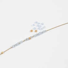 DIY Kit Smycken - Halsband Med Hängsmycke - Förgylld