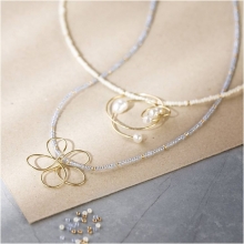 DIY Kit Smycken - Halsband Med Hängsmycke - Förgylld