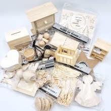 Outlet Pyssel Kit värde 833 kr - Träföremål