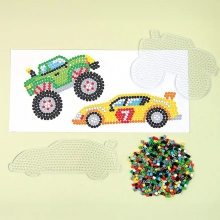 Rörpärlor Pyssel Set Playbox - Racing - 2000 Pärlor