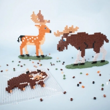Rörpärlor Pyssel Set Playbox - Skandinaviska Djur - 2400 Pärlor