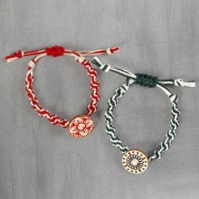 Bambusnöre 1 mm 65 meter Grön Julband till scrapbooking, pyssel och hobby