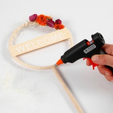 Bamburing 15,3 cm Natur Träring till scrapbooking, pyssel och hobby