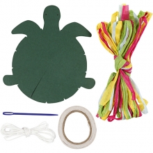 Pysselset Textil Sköldpadda För Barn till scrapbooking, pyssel och hobby