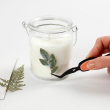 Ljustillverkning i glasburk - Rapsvax - Ljustillverkning