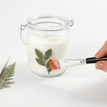 Ljustillverkning i glasburk - Rapsvax - Ljustillverkning