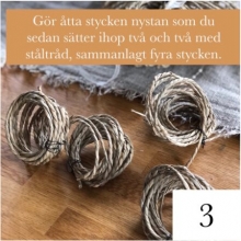 Pysseltips! Höstiga Pumpor av Sjögräs