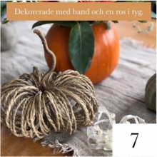Pysseltips! Höstiga Pumpor av Sjögräs