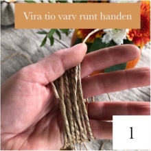 Pysseltips! Höstiga Pumpor av Sjögräs