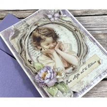 Chipboard Die Cuts - Quiet Days - Clock & Swirls