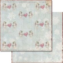 Papper Reprint Christmas Time I love till scrapbooking, pyssel och hobby