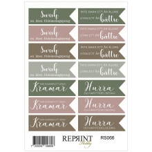 Stickers Reprint - Hidden Magic - Texter