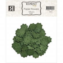 Blommor Reprint - Cozy Christmas - Olive Green