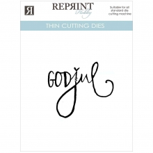 Dies Reprint - God Jul Text III - Cozy Christmas - 65 x 55 mm
