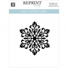 Dies Reprint - Stor Snöflinga - 73 x 73 mm