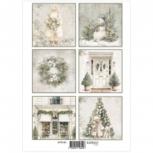 Papper Reprint A4 - Klippark - Cozy Christmas Tags