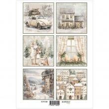 Papper Reprint A4 - Klippark - Cozy Christmas Tags