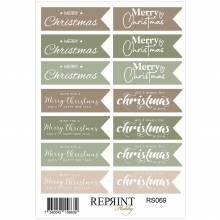 Stickers Reprint - Cozy Christmas - Engelsk Text