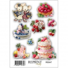 Stickers Reprint - Summer Garden - 11x16 cm
