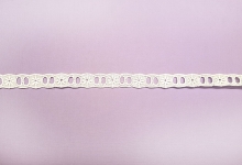 Spets Baby Galloon Lace 19mm Vit Spetsband