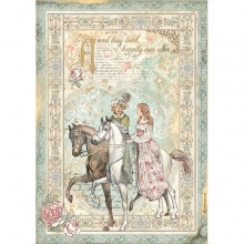 Rispapper Stamperia - Sleeping Beauty - Prince on Horse