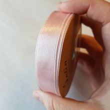 Satinband På Rulle 15mm x 10 meter Rosa Satinsnöre