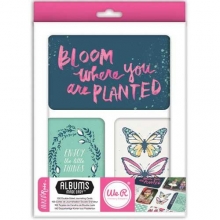 Inked Rose Albums Made Easy Journaling Cards Kit 100/Pkg D-Ring Album 12 Tum