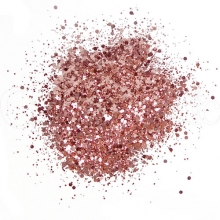 Cosmic Shimmer Glitter Bitz 25 ml Rose Copper Bladguld