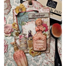 Soft Mould A4 Stamperia - Rose Parfum - Fragrance