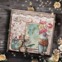 Soft Mould A4 Stamperia - Rose Parfum - Fragrance