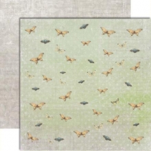 Papper Reprint Romance in Sweden Sweet Butterflies Dekorationer DIY