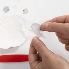 Rub-on stickers Havet 12,2x15,3 Klistermärken