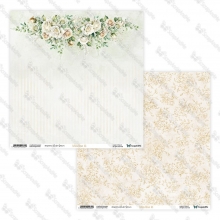Paper Pack 12x12 Tum - White Roses - ScrapAndMe