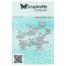 Dies ScrapAndMe - Twig and Leaves - 7x4 cm