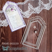 Dies ScrapAndMe – Card and Large Tags and Stitching