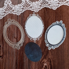Dies ScrapAndMe - Frame 41 - 3 Oval Dies