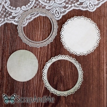 Dies ScrapAndMe - Napkin 43 - 2 Doily Dies