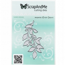 Dies ScrapAndMe - Ornament No 46 - Leaves 5x9 cm